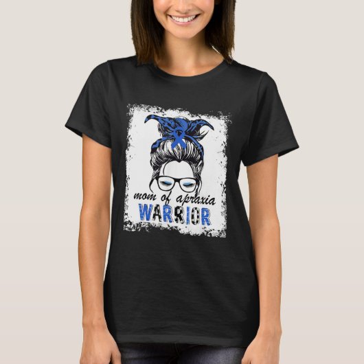 Apraxie Sensibilisierung Kriegermütter Mutter Mutt T-Shirt (Vorderseite)
