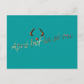 apré bef la sé ou postkarte (Vorderseite)