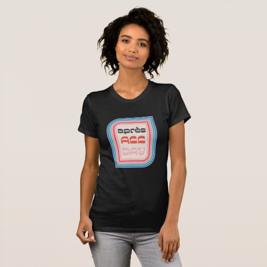 Après 70er Retro Typ Damen T - Shirt (Vorne ganz)