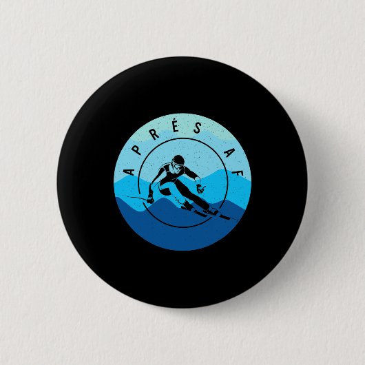 Après Af Ski Ski Skigebiet Lago Maggiore Button (Vorderseite)