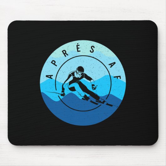Après Af Ski Ski Skigebiet Lago Maggiore Mousepad (Vorne)