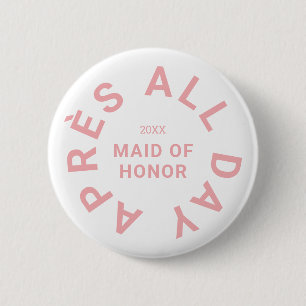 Après All Day Pink Trauzeugin Bachelorette Button