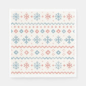 Après Bébé Fair Isle Pattern Ski Club Serviette (Vorderseite)