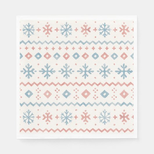 Après Bébé Fair Isle Pattern Ski Club  Serviette (Vorderseite)