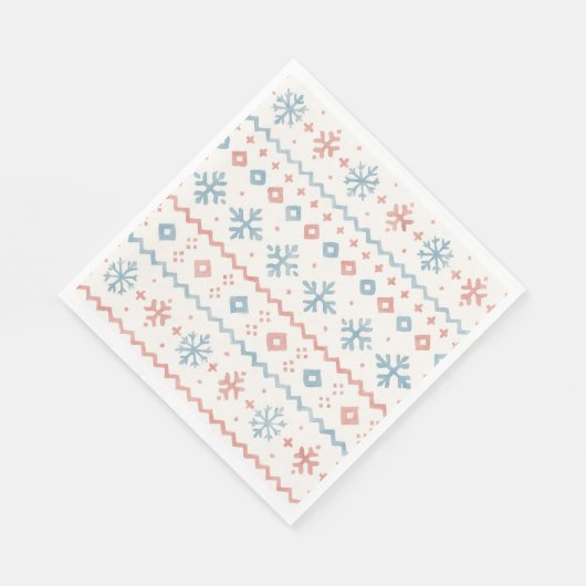 Après Bébé Fair Isle Pattern Ski Club  Serviette (Ecke)