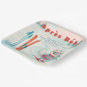 Après Bébé ski Arctic Fox Pappteller (Gewinkelt)