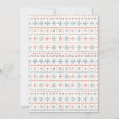 Après Bébé Ski baby Polar bear fox Thank You card Einladung (Rückseite)