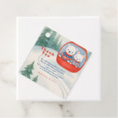 Après Bébé ski baby winter Geschenkanhänger (Beispiel)