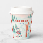 Après Bébé Ski Club Baby Bear  Pappbecher (Rückseite)