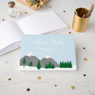 Après Bébé Winter Baby Shower Gästebuch