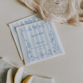 Après Bébé Winter Baby Shower Serviette