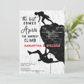 Après Climb Rock Klettersteig Gemeinsamer Bach Einladung (Stehend Vorderseite)