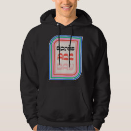 Après Der ganze Tag 70er Retro Striped Typ Mens Ho Hoodie