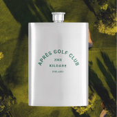 Après Golf Club Forest Green Golf Social Creme Flachmann