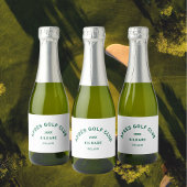 Après Golf Club Forest Green Golf Social Creme Schaumweinetikett