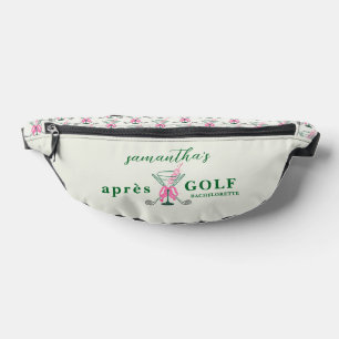 Aprés Golf Martini Coquette Bow Junggesellinnenabs Bauchtasche