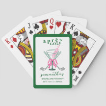 Aprés Golf Martini Coquette Schleifchen Junggesell