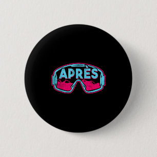 Après, Retro-Ski-Schneebrett-Vintage 80er 90er Ski Button