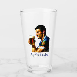 Aprés Rugby Drinking Glass Glas