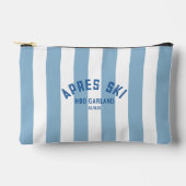 Apres Ski 2025 Blauer Cabana Streifen Zubehörtasche (Vorderseite)