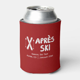 Apres Ski Annual Family Friend Ski Trip Name Dosenkühler