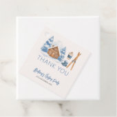 Apres Ski Baby Dusche Winter Nesting Party Geschenkanhänger (Beispiel)