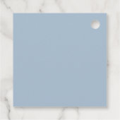 Apres Ski Baby Dusche Winter Nesting Party Geschenkanhänger (Rückseite)