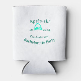 Après-ski bachelorette party turquoise hat name da dosenkühler