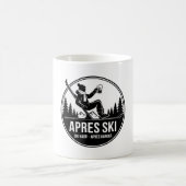 Après Ski Bierkrug Winter Berg Aufkleber Kaffeetasse (Mittel)