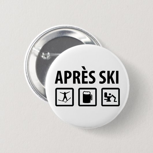 apres Ski Button (Vorne & Hinten)