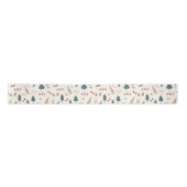 Apres Ski Champagne Pink Wintergeschenk Wrap Satinband (Vorderseite)