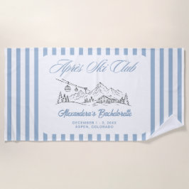 Apres Ski Club Junggesellinnenabschied Strandtuch