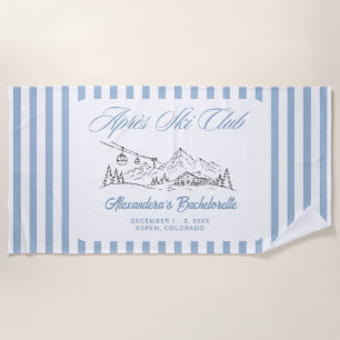 Apres Ski Club Junggesellinnenabschied  Strandtuch