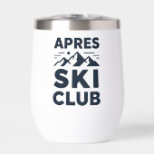 Apres Ski Club Mountain Logo - Custom Mens Winter  (Vorderseite)