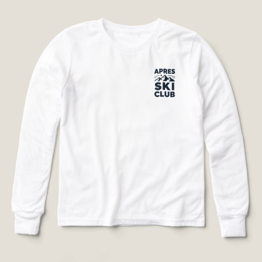 Apres Ski Club Mountain Logo - Custom Mens Winter  (Design Vorderseite)