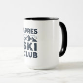 Apres Ski Club Mountain Logo - Custom Mens Winter  Tasse (VorderseiteRechts)