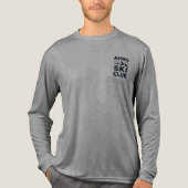 Apres Ski Club Mountain Logo - Custom Mens Winter  Tri-Blend Shirt (Vorderseite)