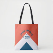 Après Ski Club Rote Navy Vintager Winter Tasche (Vorderseite)