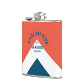 Après Ski Club Vintag Red Navy Flachmann (Links)