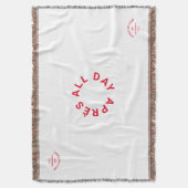 Après Ski Club Winter Red Ski Resort Wappen Decke (Vorderseite Vertikal)