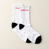 Après Ski Club Winter Rot Minimal Unisex Socken (Paar)