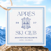 Apres Ski Club Winterski Junggeselinnen-Abschied Geschenkanhänger