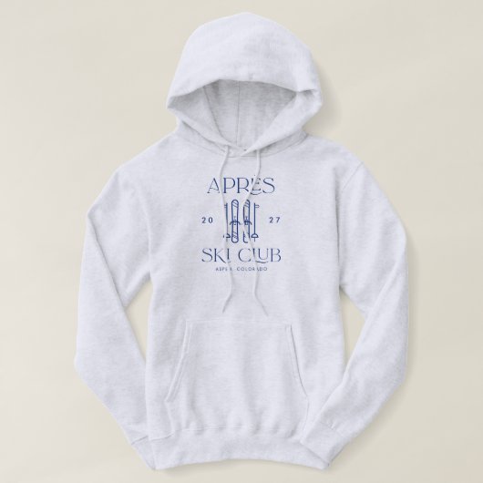 Apres Ski Club Winterski Junggeselinnen-Abschied Hoodie (Design vorne)