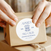 Apres Ski Club Winterski Junggeselinnen-Abschied Runder Aufkleber