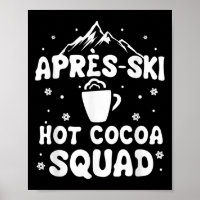 Apres Ski Cocoa Squad Niedlicher Skifahrer