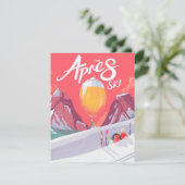 Apres Ski Einladung (Stehend Vorderseite)