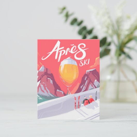 Apres Ski Einladung (Stehend Vorderseite)