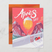 Apres Ski Einladung (Vorne/Hinten)