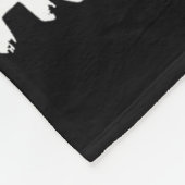 Apres Ski Funny Skier Winter Skipass Fleecedecke (Ecke)