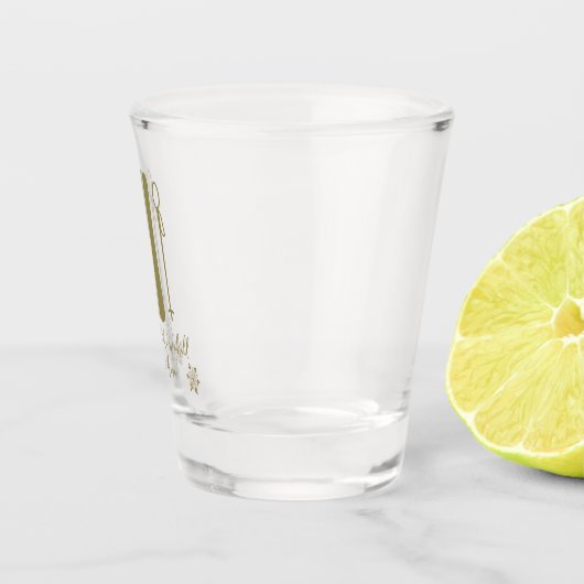 Apres Ski Funny Winter Bachelorette Schnapsglas (Rechts)